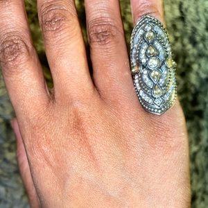 Silver Rhinestone Ring